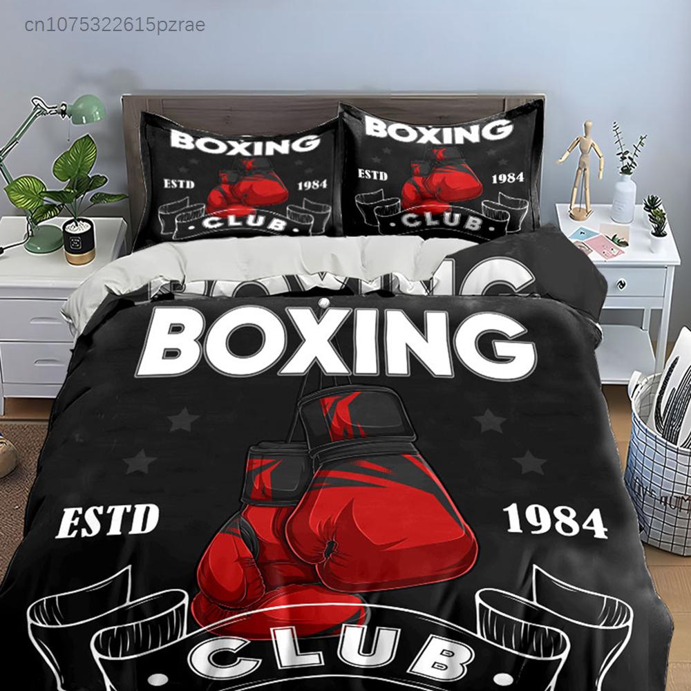 """Boxhandschuhe Sport Trainingsset""" Mehrere Größen für Kinder und Erwachsene Schlafzimmer Exquisites 3-teiliges Bettwäscheset, Geschenk"""