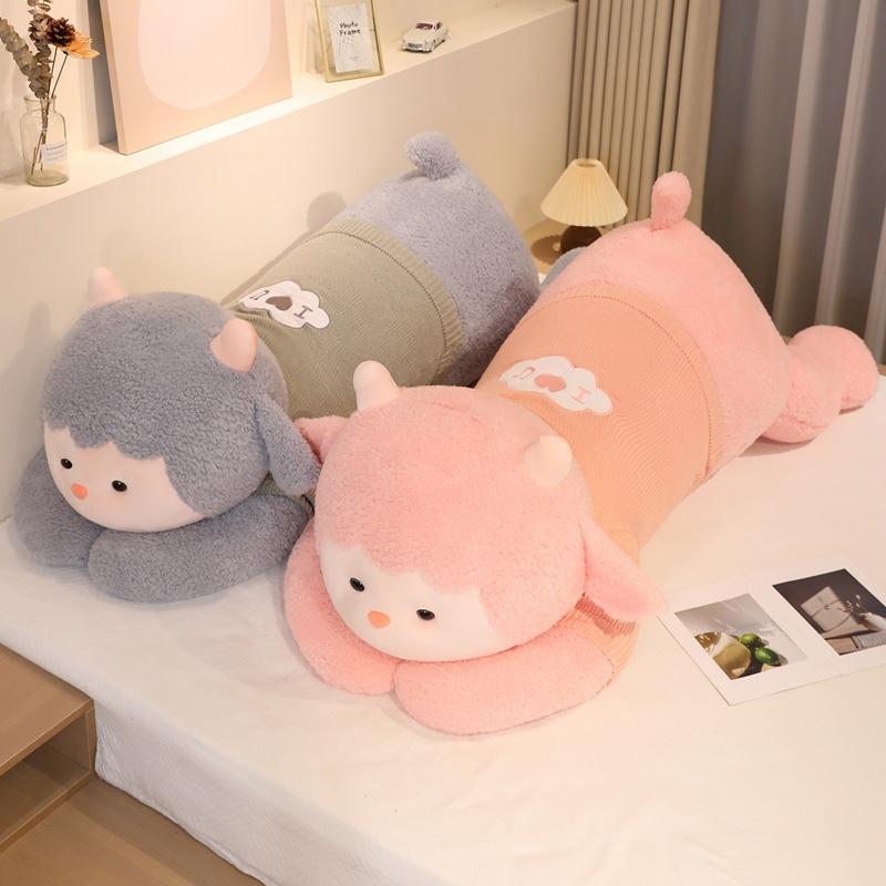 Large Sweater Lying Down Sheep Doll Plush Toy Sheep Doll Home Pillow Girl Soothing Doll