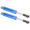 2Pcs RC 80mm Aluminum Builtin Spring Shock Absorber Damper for TRAXXAS SLASH 2WD RC Car(Blue )