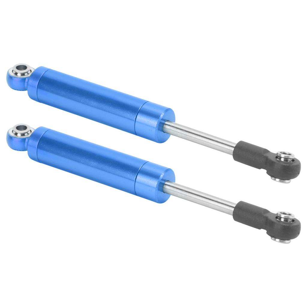 2Pcs RC 80mm Aluminum Builtin Spring Shock Absorber Damper for TRAXXAS SLASH 2WD RC Car(Blue )