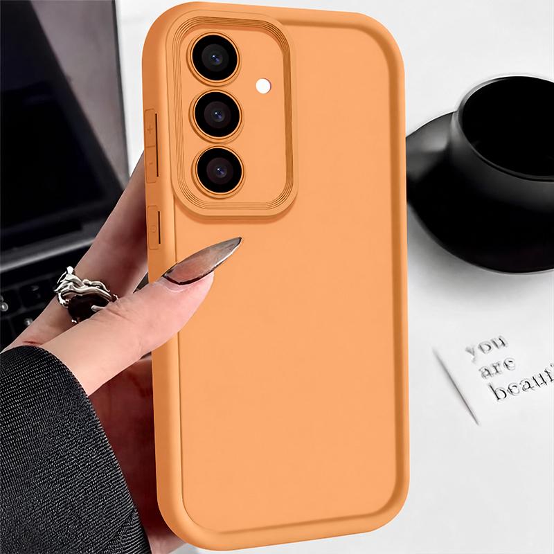 Candy Solid Color Phone Case For Samsung S25 S24 FE S23 Ultra S22 Plus S21 S26 A17 A57 A56 A55 A36 A16 A26 A35 A15 A54 A53 A52 A34 A14 5g Case Cover