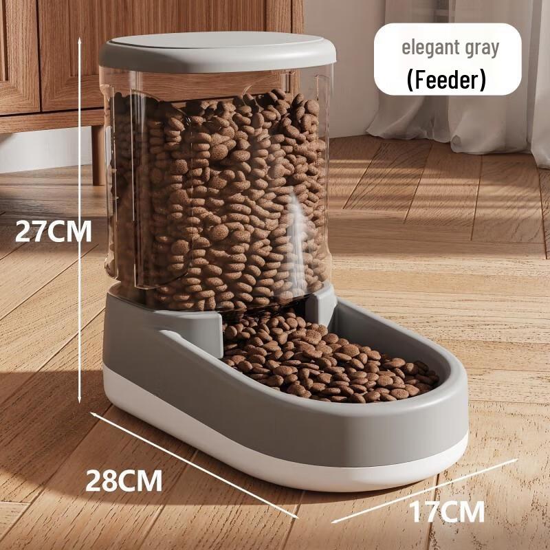 JINGRUIXIANG Non-Electric Automatic Pet Water Dispenser & Feeder