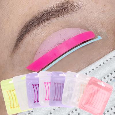 6 Pièces Bandes en Silicone pour Rehaussement des Cils Réutilisables Coussinets Bigoudis pour Rehaussement des Cils Ruban de Perm Lotion Fournitures pour Extension de Cils Outil de Maquillage