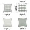 Cotton Throw Pillowcase Striped Cushion Cover Home Decor Throw Pillowcover  Sofa/Bed
