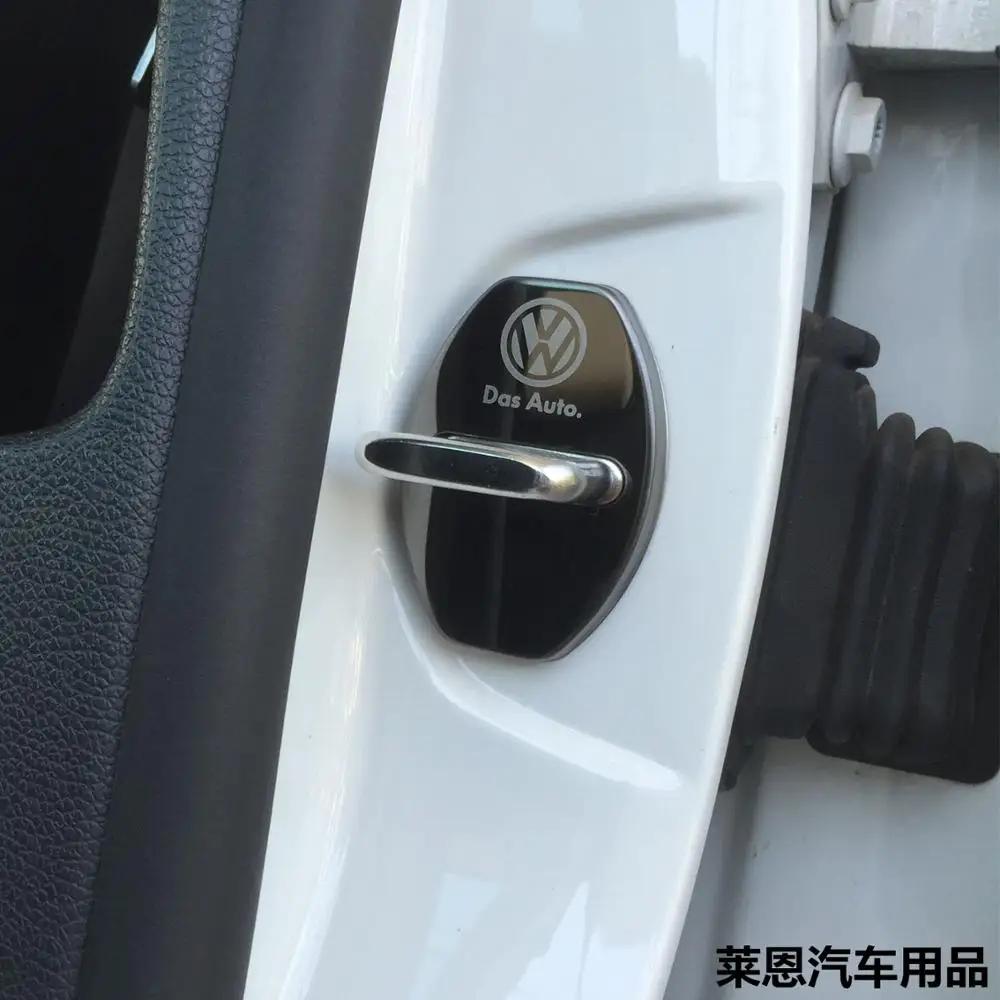 Car Door Lock Protective Cover For Volkswagen GOLF 5 Tiguan Polo Golf 6 Golf 7 Jetta Accossories Car Styling