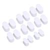 Scatola da 8 paia Separatore in Silicone per Dita dei Piedi Sollievo dal Dolore Correttore per Alluce Valgo Separatore per Dita Sovrapposte (S+L)