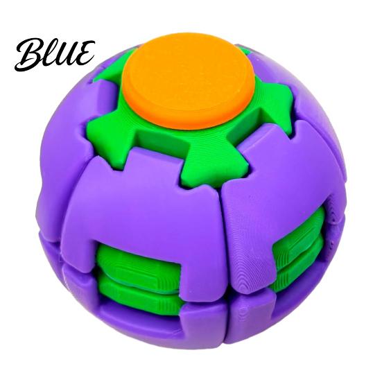 Press Spinning Ball 1/2Pcs 3D Printed Rotating Ball Stress Relief Fidget Spinner Toy