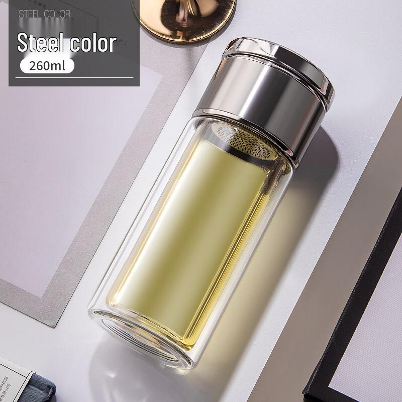 Shangqi Double-Layer Glass Tea Infuser Bottle