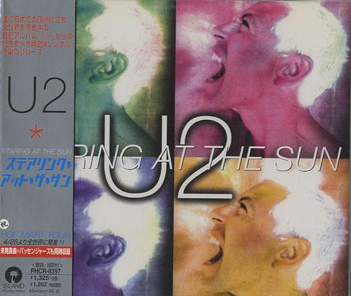 

CD U2 - Staring At The Sun PHCR8397 Island Records 1997 Япония ObiRock Б/у
