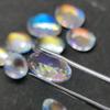 Natural Carat + Size Madagascar Moonstone Lot, Multi-Shape Rainbow Gemstones Lot.