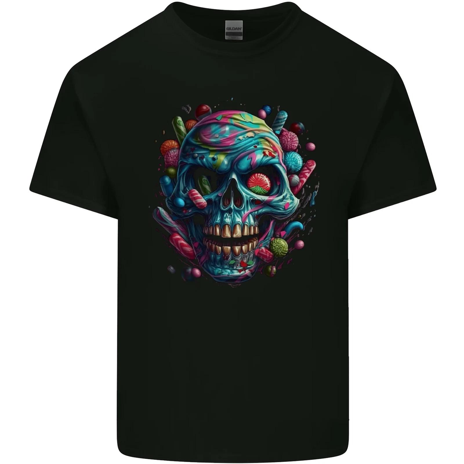

Candy Skull Kids T-Shirt Childrens L