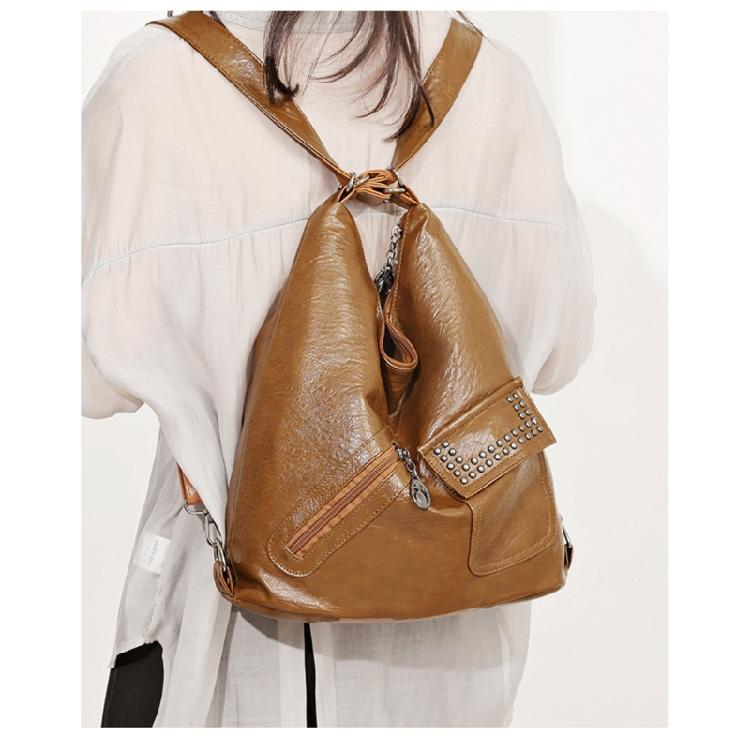 Shoulder Bag Bookbags for Girl Women Versatile Travel Pack Vintage Rucksack