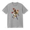 European Goldfinch and Other Native Finches Vintage Washed Stylish Fashion Graphic Unisex Top For Everyday Wear Breathable