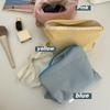 Travel Makeup Bag Portable Simple Pouch Cosmetic Bag for Women Plaid Makeup Bag Large Capacity Cotton Zipper Pouch Purse