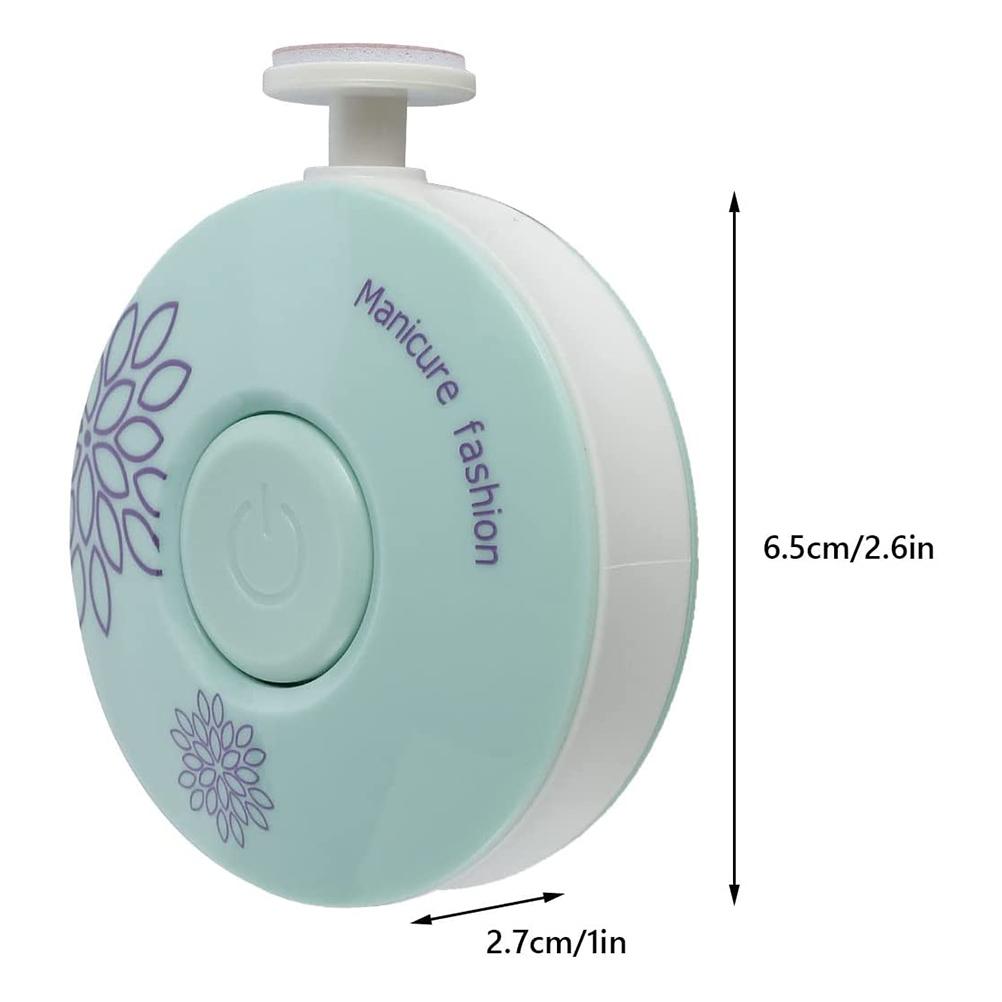 Elektrický zastřihovač dětských nehtů Sada pilníku na nehty pro miminka Sada na manikúru se 6 brusnými hlavami pro