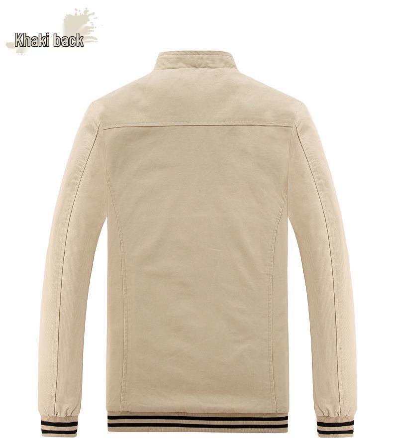 2026 New Spring/Autumn Men's Slim Fit Casual Jacket with Stand Collar