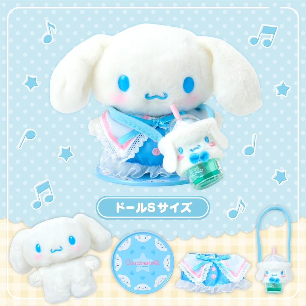 Sanrio Starter Plush Doll Set Ages 3 and 418200 (Pitatto Friends) Cinnamoroll, Up,