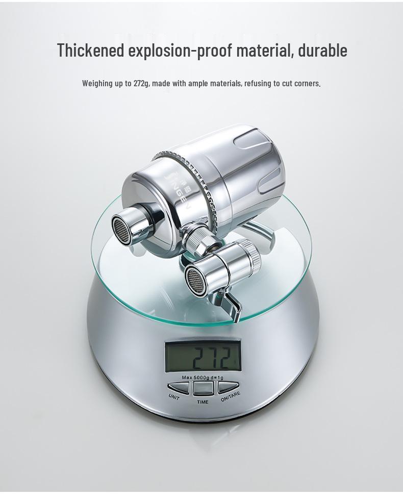 Jing En JN-X10 360° Rotating Water Purifier Faucet Filter with Anti-Splash Bubbler for Kitchen.
