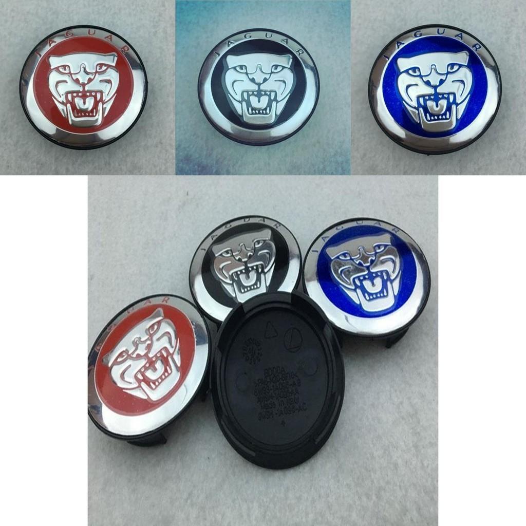Elegant 4pcs Set Jaguar Wheel Hub Caps Logo Rim 59mm Cover Emblem Cap In Premium Quality