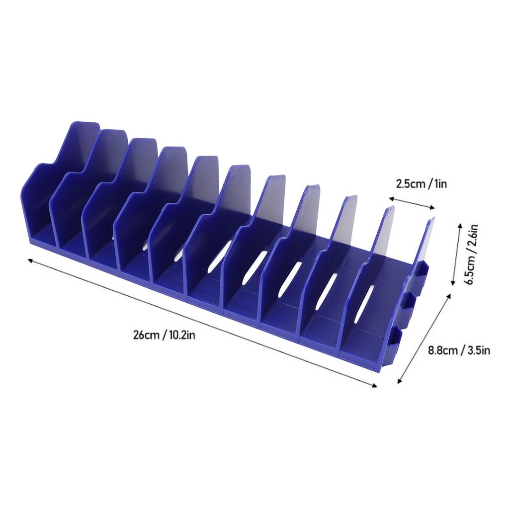 Pliers Wrench Organizers Rack 10 Slots Pliers Cutters Organizer for 2.8in High Tool Box Drawers