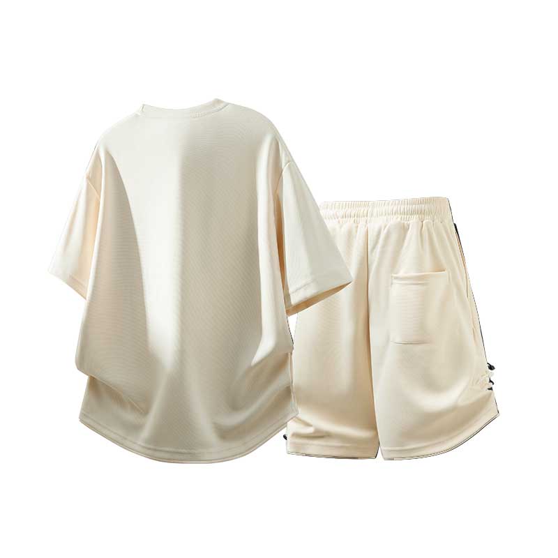 Summer Casual Sports Suit Men's Short Sleeved Two-piece Set