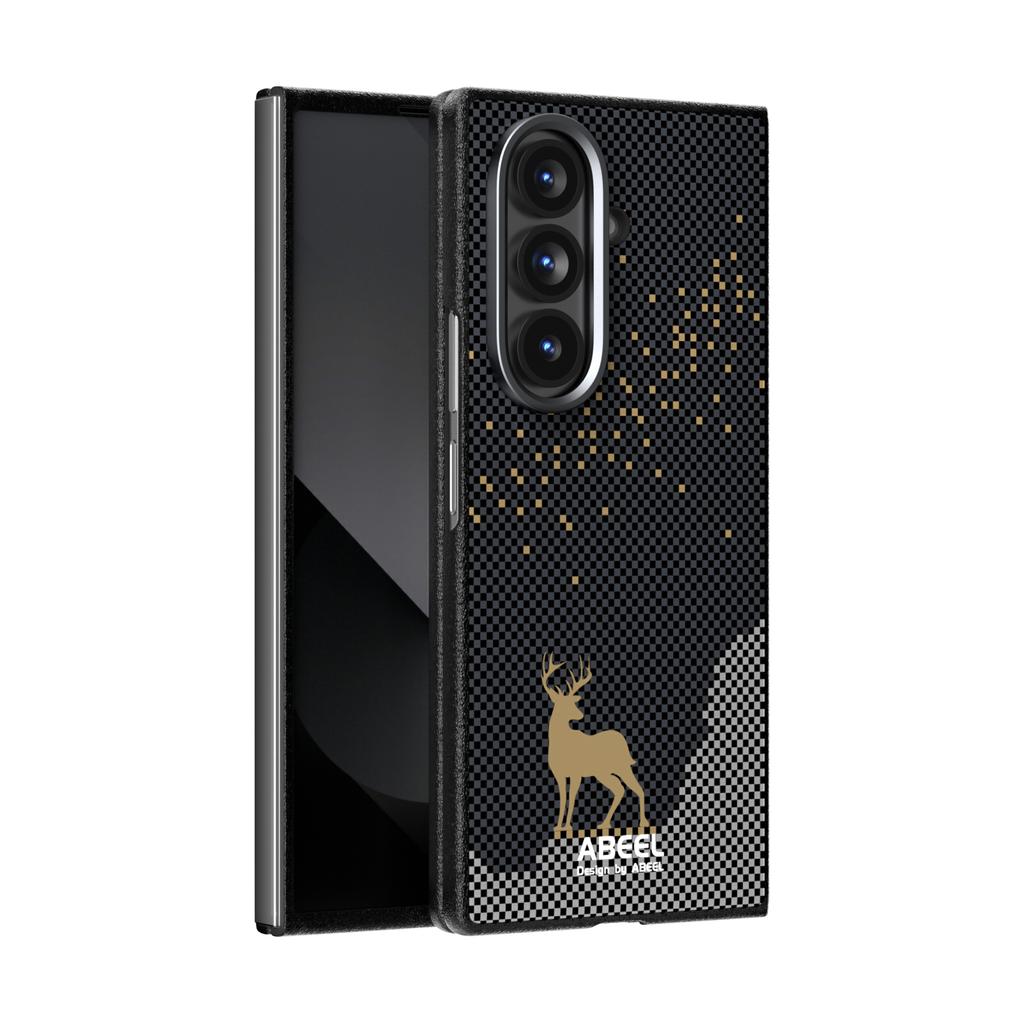 Für Samsung Galaxy Z Fold 7 Hülle Harte Business Carbonfaser Metall Linse Magnetische Schutzhülle Für Galaxy Z Fold7 Schale