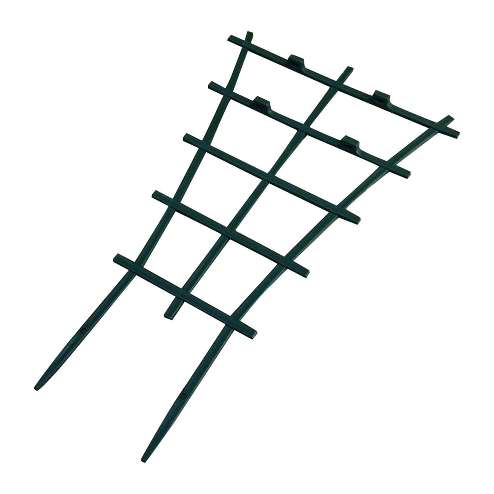 

DIY пластиковая стойка для сельскохозяйственных растений, стойка для восхождения цветов, фиксированный рост растений One Size зелёный