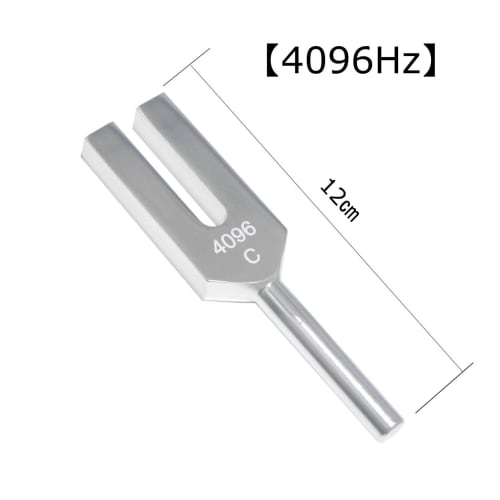 HappyHome Tuning Fork 4096Hz Relaxation Tuner with Wooden Mallet Set for Purification and Healing