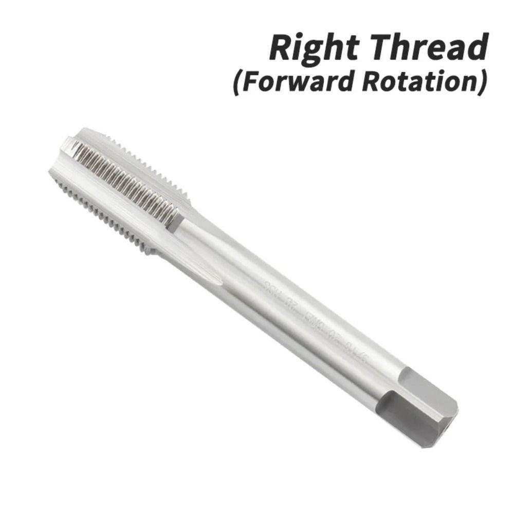 

Метчик спиральный левой и правой резьбы из быстрорежущей стали HSS метрический для нарезания резьбы silver-right