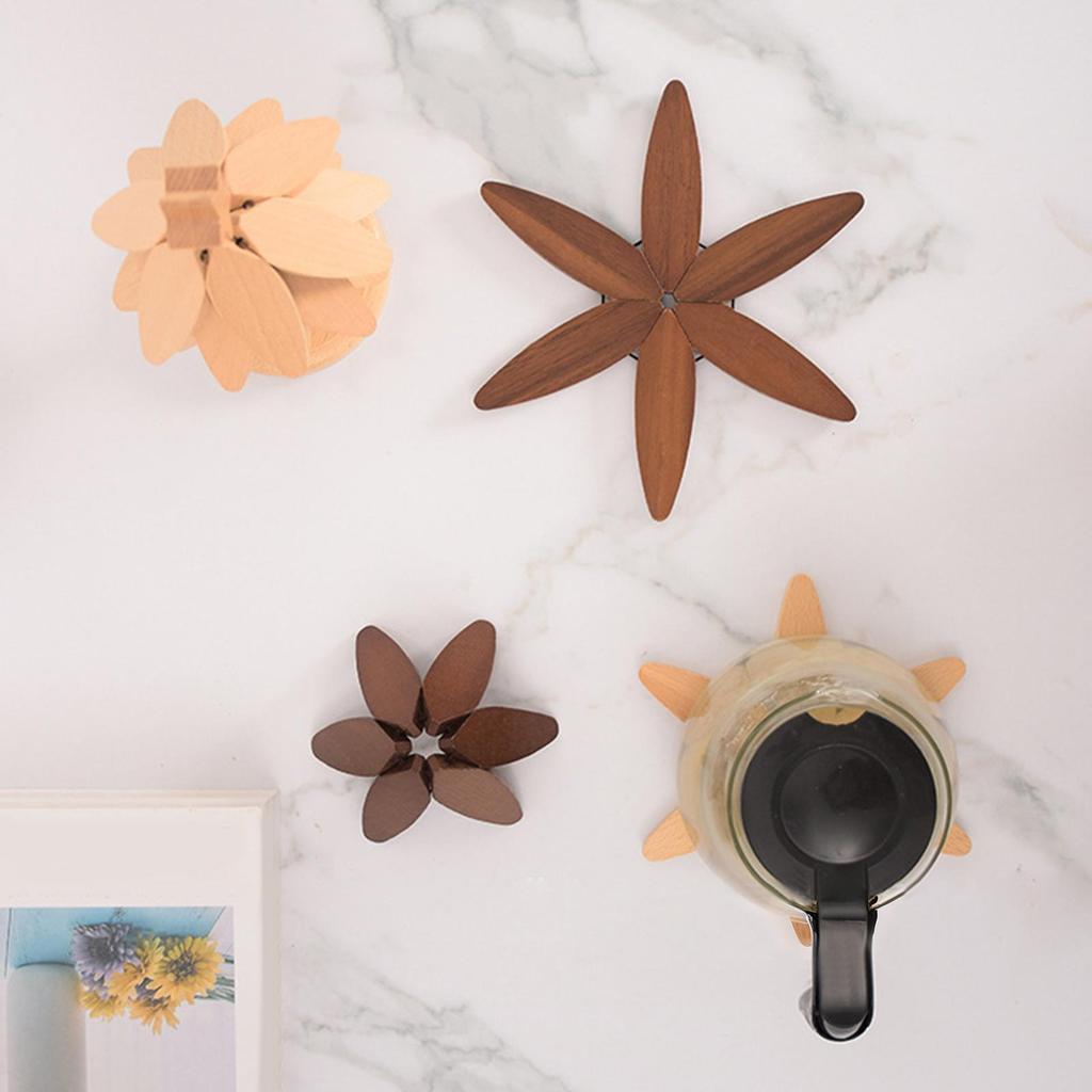 Tree Trivet Foldable Tree Shaped Anti-Slip Teapot Holder Tabletop Hot Pot Holder Trivet Christmas For Home Restaurant Pans Bowl