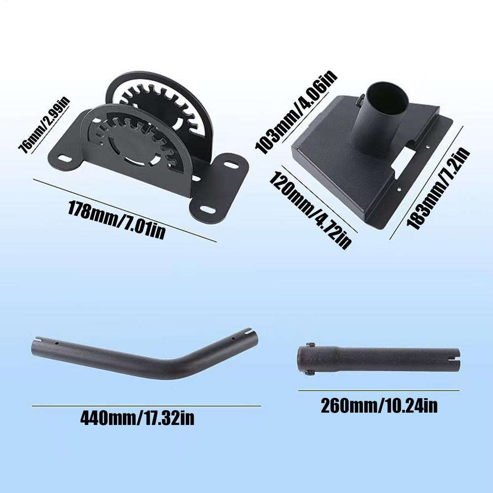 Suporte de Parede para RV de 3 Polos Montagem Metálica Precisa Compacta Para Starlink Gen Suporte de Montagem no Teto de RV Suporte de Montagem para Antena Satelital