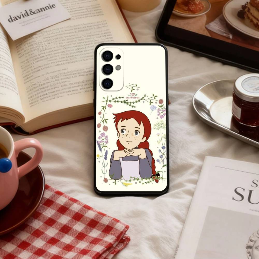 Anne of Green Gables Anne Shirley   Phone Case For Samsung S 25,24,23,22,30,21,10,9,Ultra,Plus,Lite,FE,4,5 G Soft Black Case