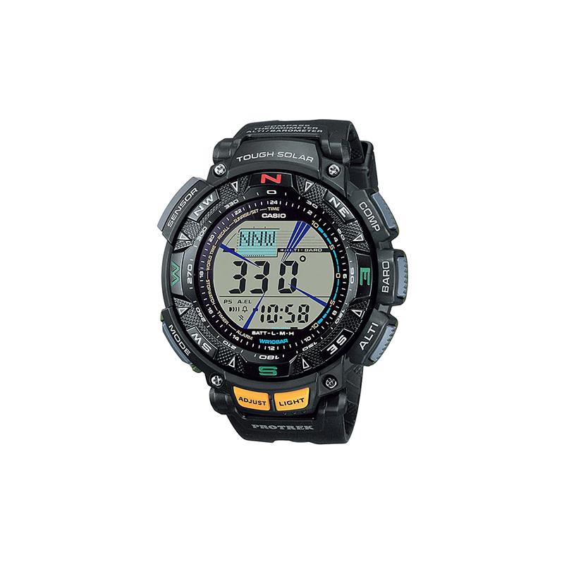 

Casio PRO TREK Series-PRG Waterproof and Shockproof Movement Quartz Movement Resin Strap Japanese and Korean Watch Men s Watch Gray Dial PRG-240-1 сірий колір
