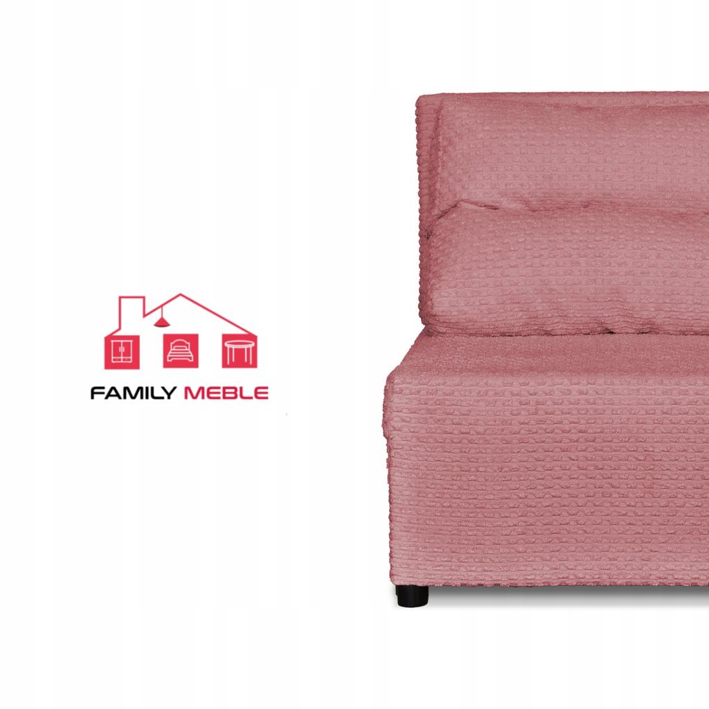 Fold-out Armchair Sleeping Function KIMO Bedding Container Family Furniture C Róż