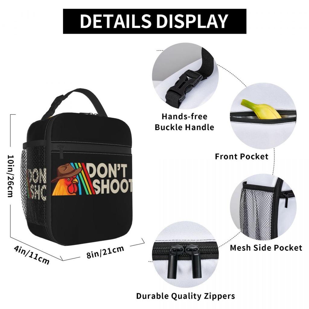 Lunch Boxes Dont Shoot Arc Raiders Accessories Lunch Container New Thermal Cooler Bento Box For Office