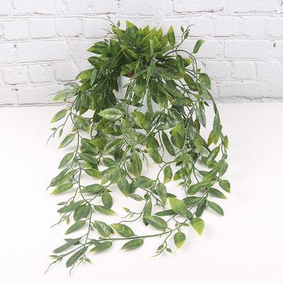 Wall-Mounted Simulation Green Plant Plastic Potted Plant Creative Simulation Green Plant Ornament Home Office Photography Decoration Ornament