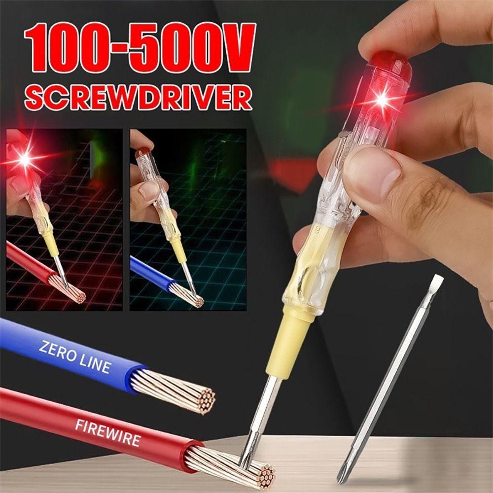 

1Pcs Indicator Induction Test Voltage Tester Voltmeter Power Detector Electric Test Detector Pen