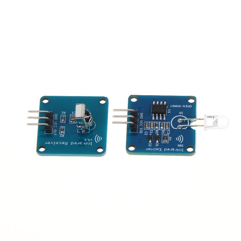 Infrarot-Transceiver-Kit Infrarot-Sender IR-Emitter mit 38 kHz Träger + IR-Empfängermodul Infrarot-Empfänger