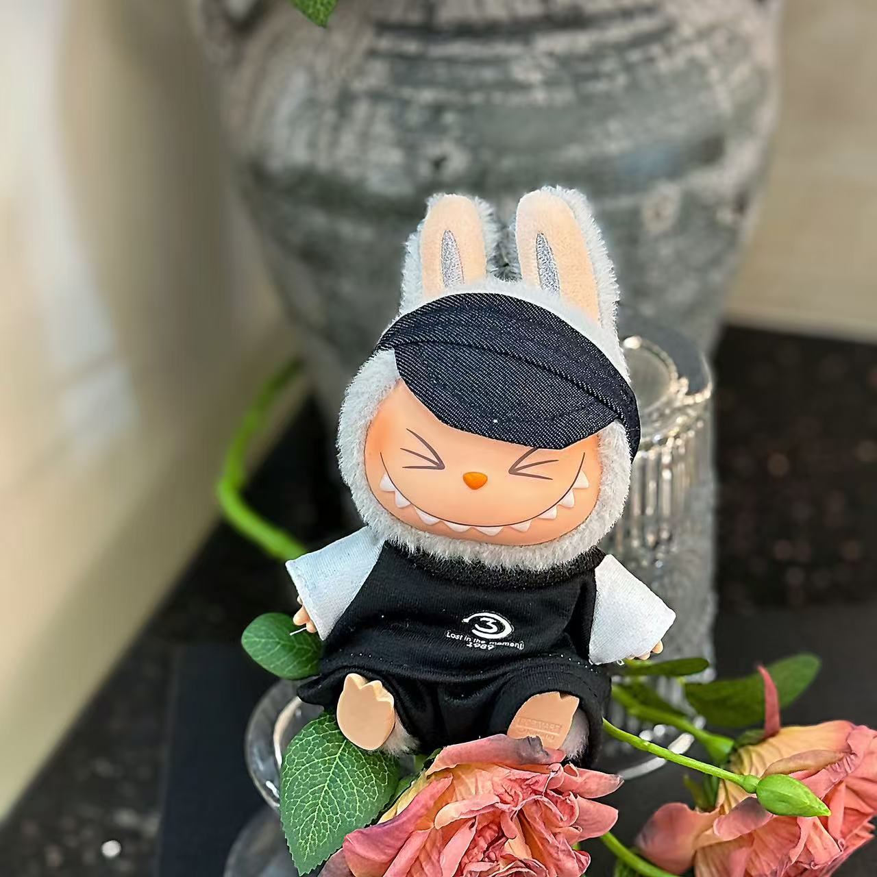 

Дизайны 17 см LaBubu плюшевая кукла одежда аниме милая ПВХ фигурка кукла комбинезон юбка наряд одежда 17cm Clothes (no dolls)