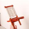 Miniature Dollhouses Display Beach Chair Accessory 1/12 Scale, Realistic Zakka Wood Chair Dollhouses Props