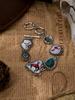 2026 Western Till Boho Bracelets for Women Cowgirl Horse  Product Bohemian Flower Pattern Multi-layered Iron Chain Bracelets