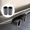 1Pair Stainless Steel Exhaust Muffler Tail Pipe Tips Pair Compatible with 2005-2012 BMW 325i 328i And New 320li 520 525li 528li