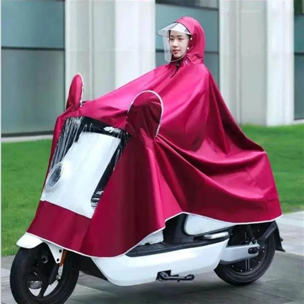 Thickened Material Waterproof Coat Waterproof Construction Adult Poncho  Electric Scooter