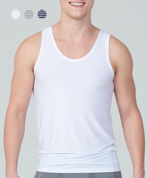 

[Beverly Hills Polo Club] Мужская майка из натурального волокна вискозы [Отправка из Кореи] 100% Оригинал White - 095