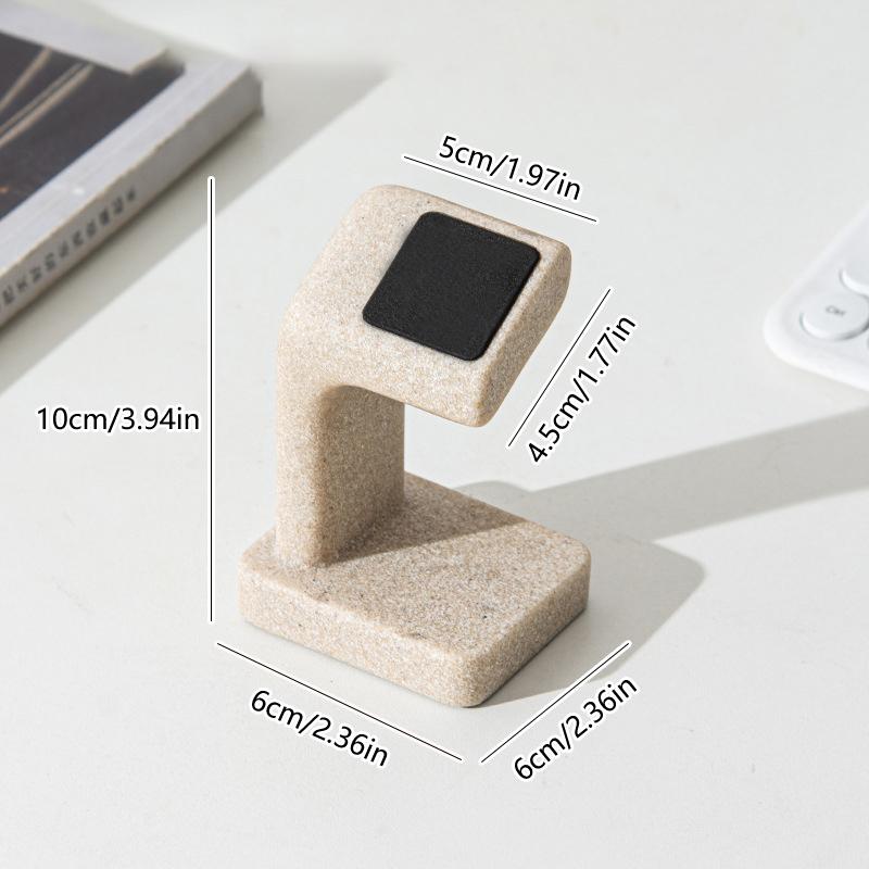 1 szt. Uchwyt na zegarek typu C wysokiej jakości Stojak ekspozycyjny na biżuterię Materiał żywiczny Gładkie krawędzie Organizer Stojak na zegarek na zegarek