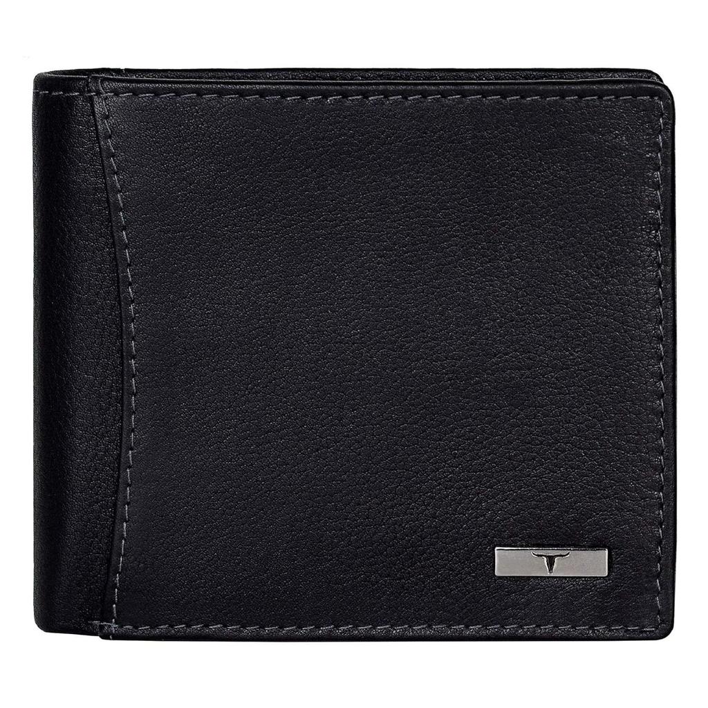 Oliver Černá kožená peněženka pro muže, slot na 6 karet