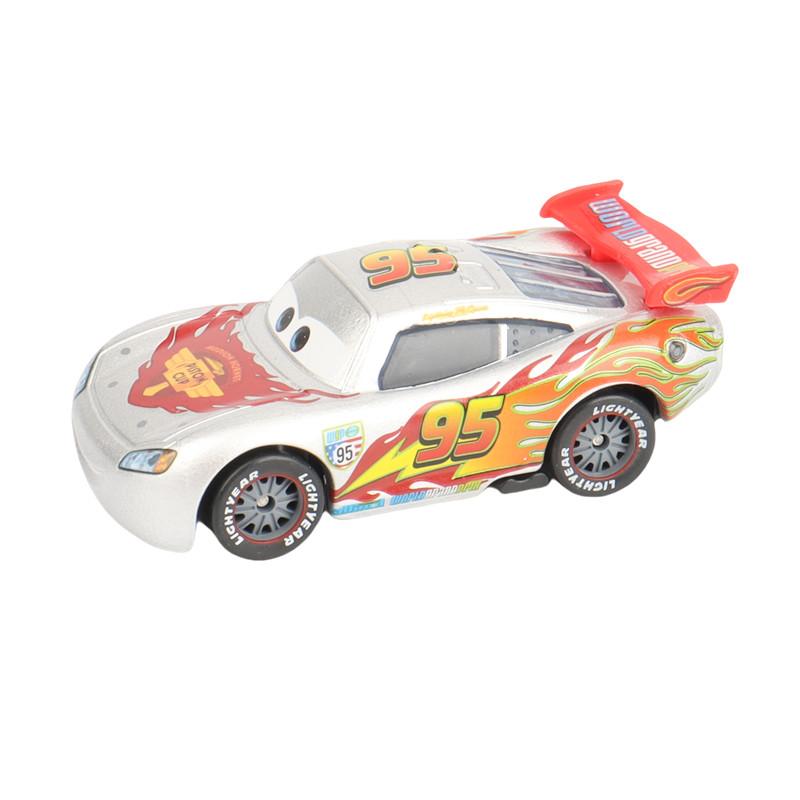 Cars Disney Pixar Cars Lightning McQueen Rhapsody Matador Bulldozer Truck Mater Harvester 1:55 Diecast Metal Car Model Toy