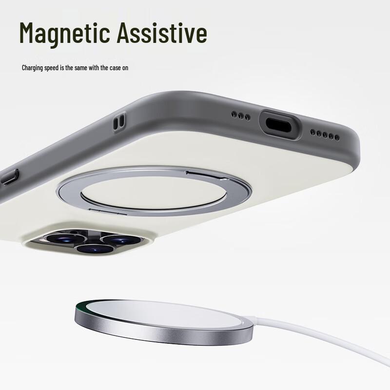 Etui iPhone 16 Pro Max z magnetyczną podstawką obracaną o 360°