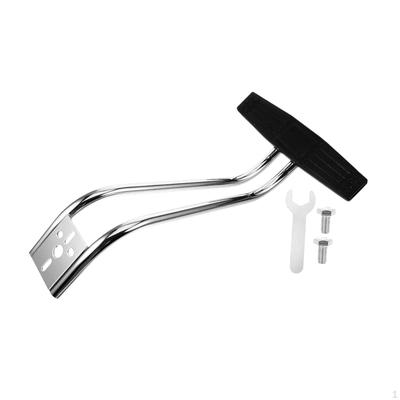 Salon Chair Foot Pedals Stainless Steel Barbers Equipment Sturdy Spare Parts Rest