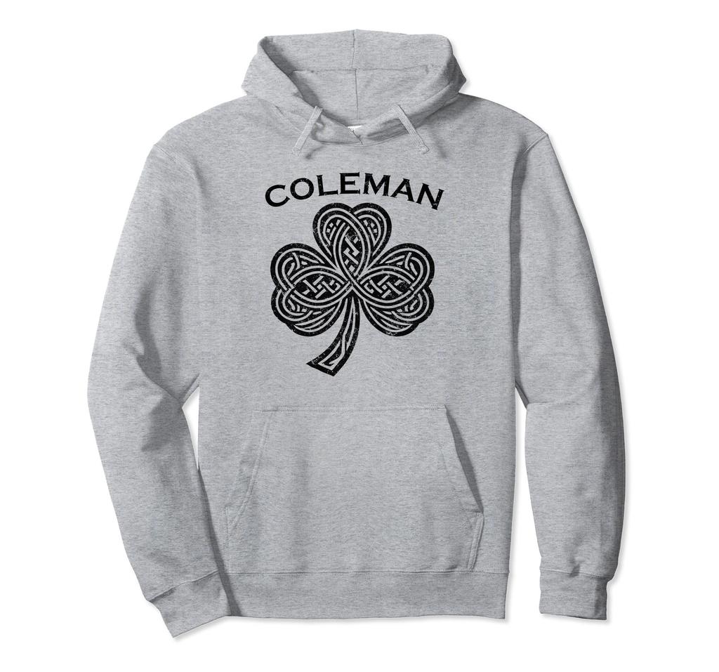 Coleman Family Last Name Irish Ireland Celtic Hoodie